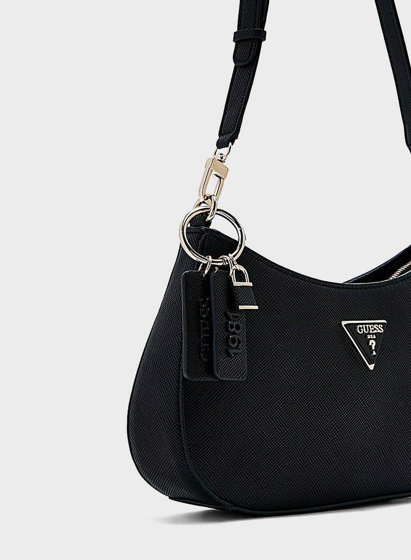 GUESS Noelle Top Zip Crossbody Bag - Image 3
