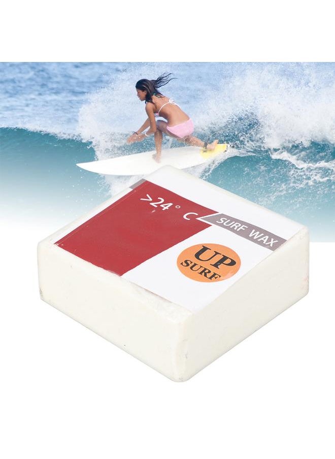 Thoraya UPSURF Square Transparent Milk White Surfing Professional Surfboard Anti slip Wax Surf Tool Accessories(Tropical Wax )  - Image 5