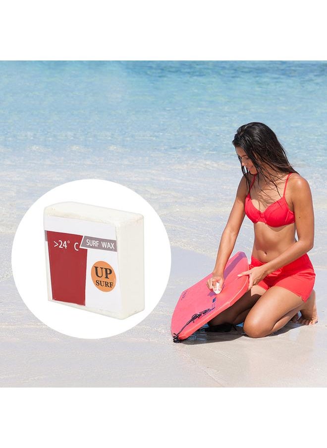 UPSURF Square Transparent Milk White Surfing Professional Surfboard Anti slip Wax Surf Tool Accessories(Tropical Wax )