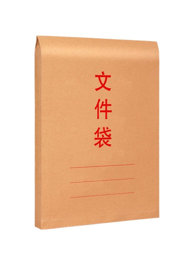 Simaa Vertical Kraft Paper File Folders, 180G Thick Document Folders, Bid Contract File Folders, 50-Pack, Office Supplies, 6843 - Image 3