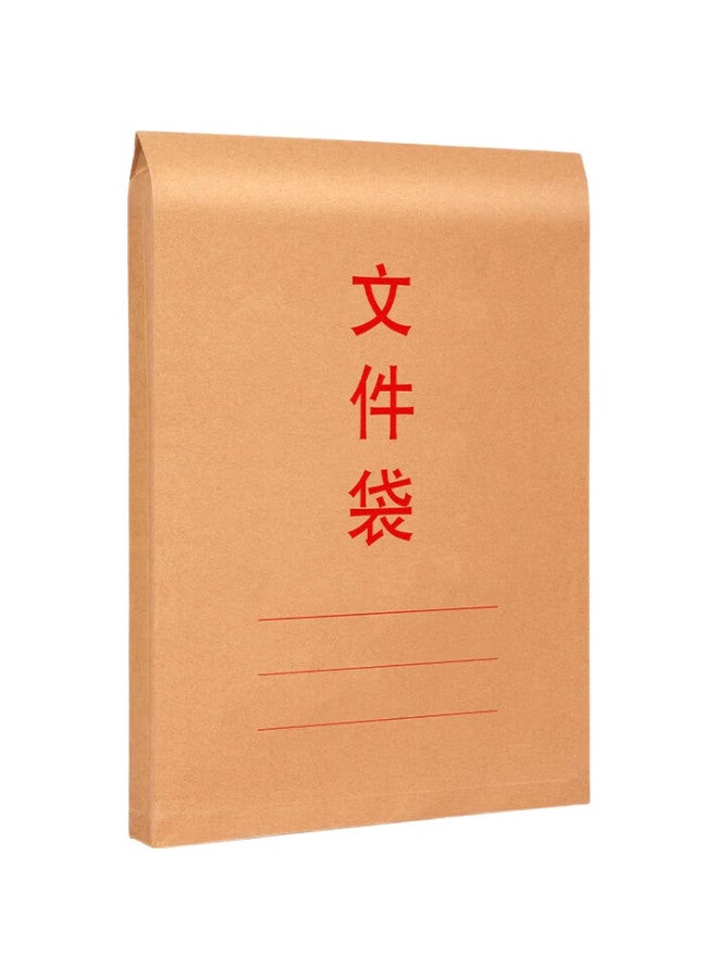 Simaa Vertical Kraft Paper File Folders, 180G Thick Document Folders, Bid Contract File Folders, 50-Pack, Office Supplies, 6843 - Image 1