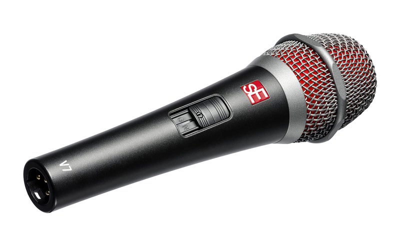 SE ELECTRONICS V7 Switch Dynamic Microphone for Singing, Speech & Studio Recording - XLR Handheld Professional Microphone with Supercardioid Aluminum Voice Coil for Huge Gain Before Feedback - Image 3