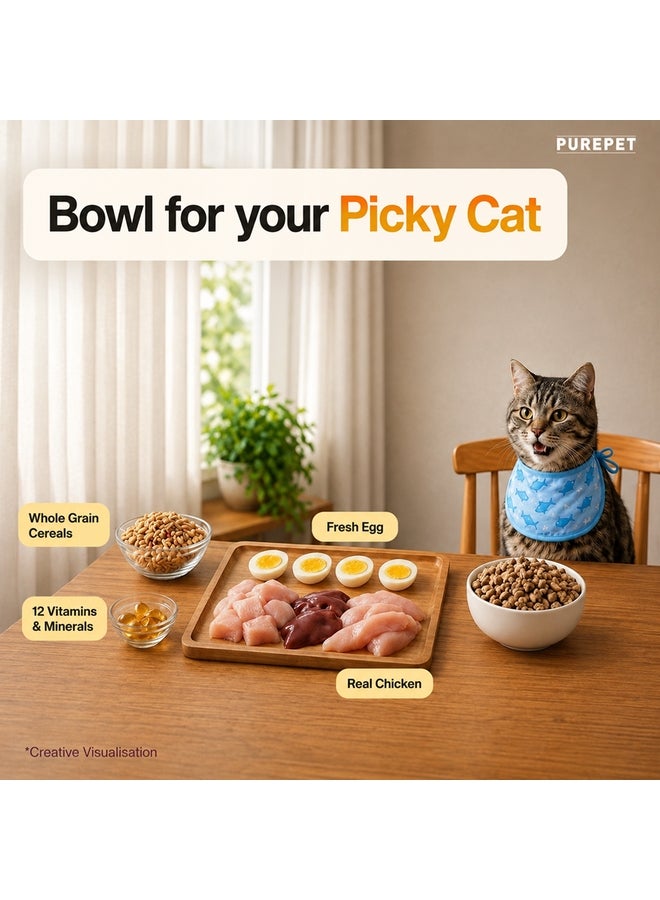 PUREPET Dry Cat Food  Real Chicken - Image 5