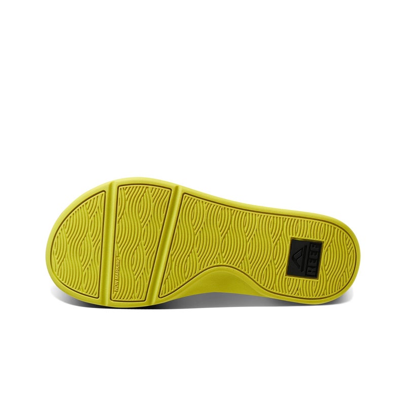 Reef Mens Sandals, Cruiser, Grey/Lime, 10 - Image 5
