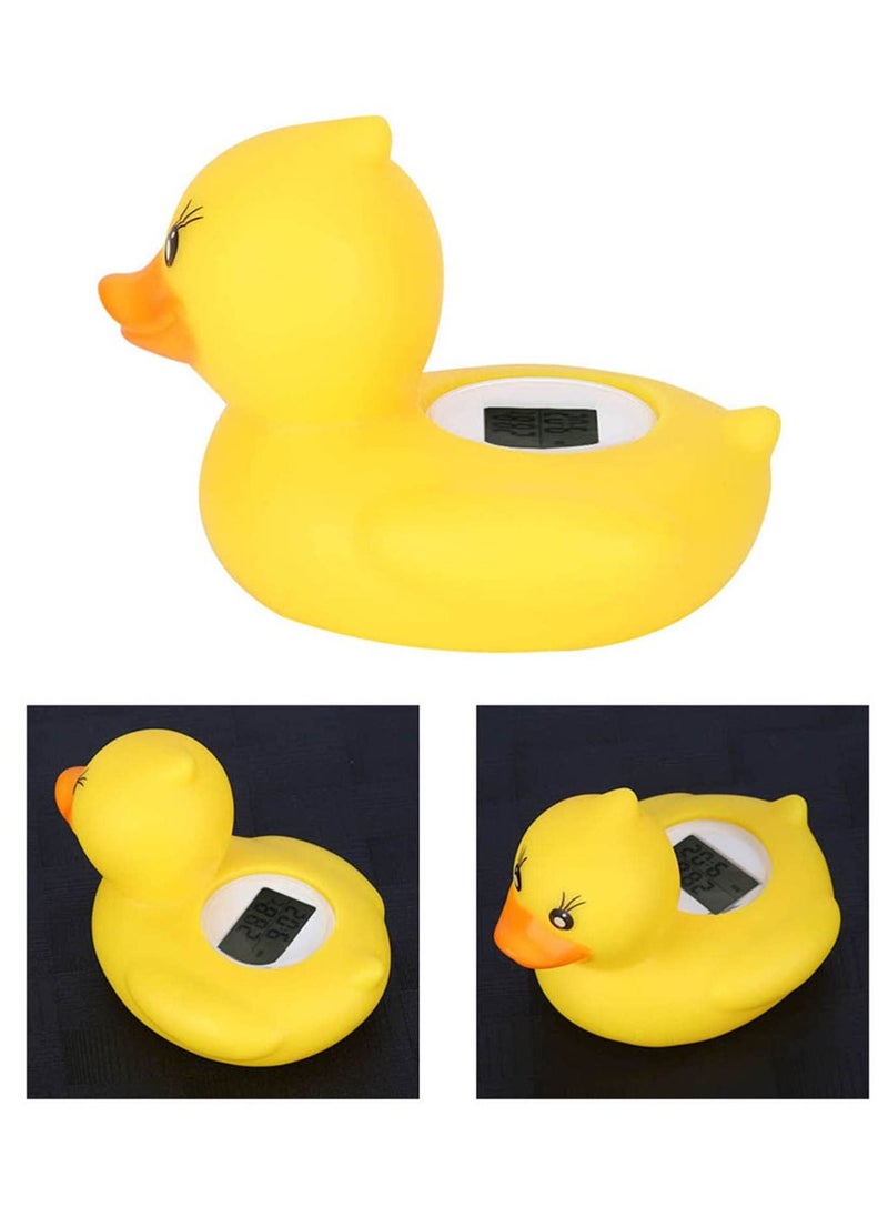 Generic - Baby Bath Thermometer - Duck Shape Floating Baby Pool Thermometer Water Thermometer Baby Bath Toys Bath Floating Toy for Water Temperature Measuring High and Low Temperature Alarm - Image 1