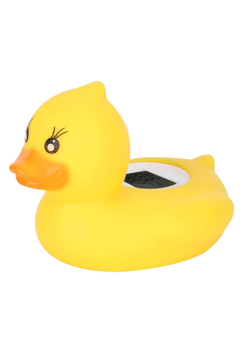 Generic - Baby Bath Thermometer - Duck Shape Floating Baby Pool Thermometer Water Thermometer Baby Bath Toys Bath Floating Toy for Water Temperature Measuring High and Low Temperature Alarm - Image 1