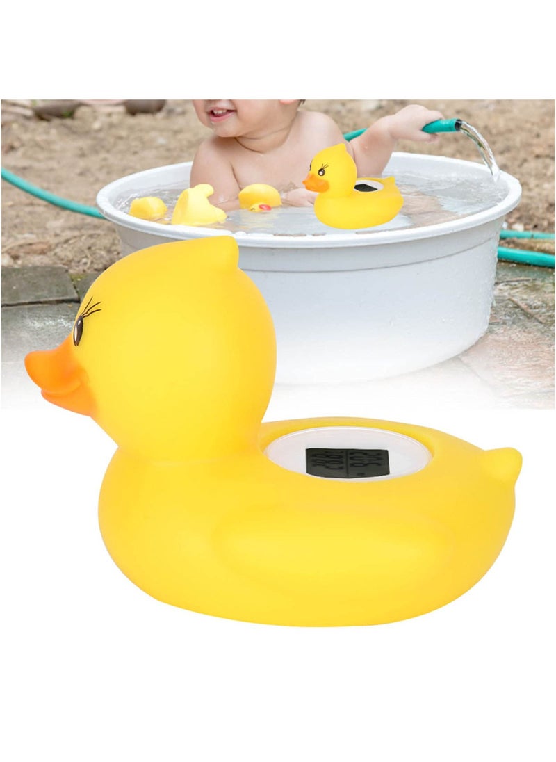 Generic - Baby Bath Thermometer - Duck Shape Floating Baby Pool Thermometer Water Thermometer Baby Bath Toys Bath Floating Toy for Water Temperature Measuring High and Low Temperature Alarm - Image 1