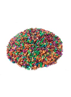 Silica Asia Silica Asias Aqua Wash Decorative Sand Multicolor Coarser Gravel Size Sand Colored Sand for Leisure Creation Indoor Outdoor Theme Fun Play 24 mm Multicolor 900gm 
