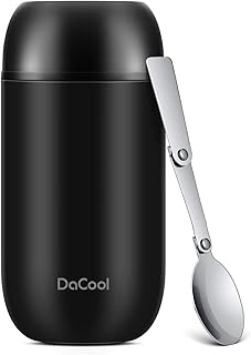 DaCool Hot Food Jar 24 oz Insulated Lunch Container Keep Food Hot Cold Warm Stainless Steel Vacuum Hot Food for Adult - Image 1