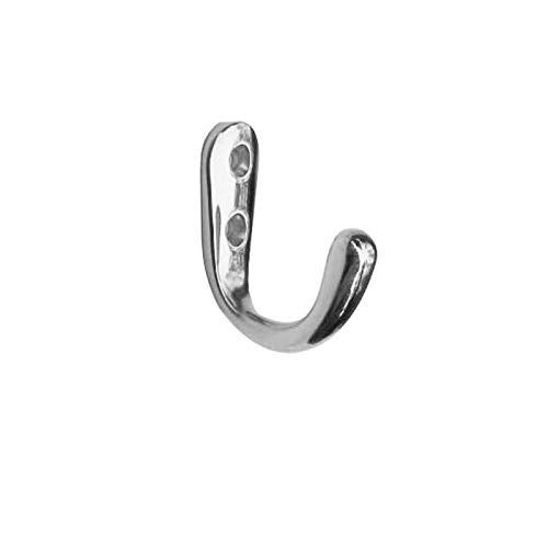 PROMIXO Cloth Hooks Single Pin Stainless Steel Hanger for Door, Bedroom, Bathroom, Wardrobes for Hanging Clothes Towel, Keys, Bags (Pack of 30) - Image 2
