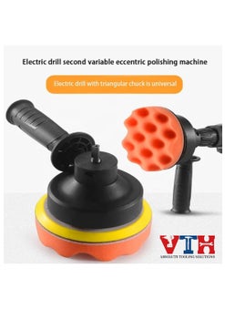 VTH WITH TAGLINE ABSOLUTE TOOLING SOLUTIONS VTH Electric drill to polisher converter household handheld mini electric polishing machine conversion head car polisher accessory  - Image 5