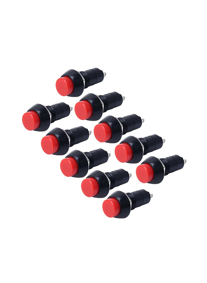 10-Piece Universal On-Off Push Button Switch - Image 1