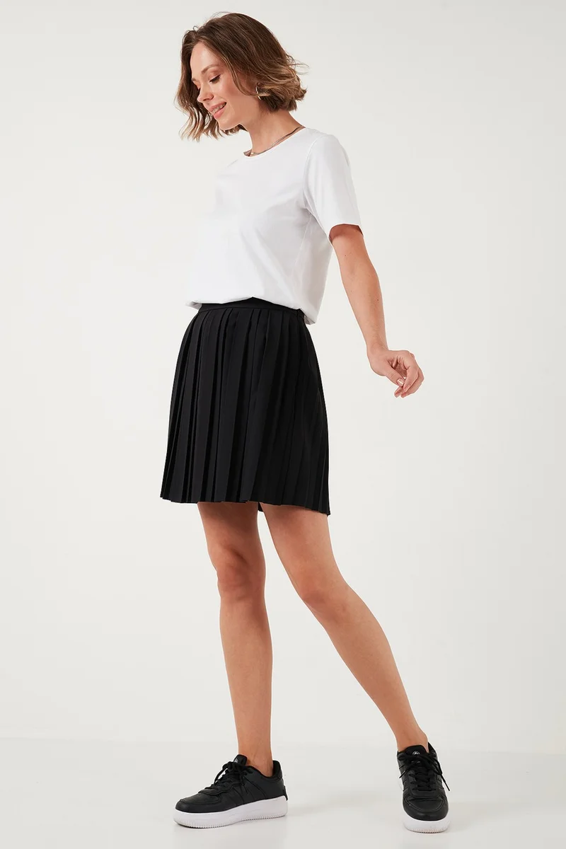 ليلا Standard Fit Pleated Mini Skirt Women's Skirt 611ET0105