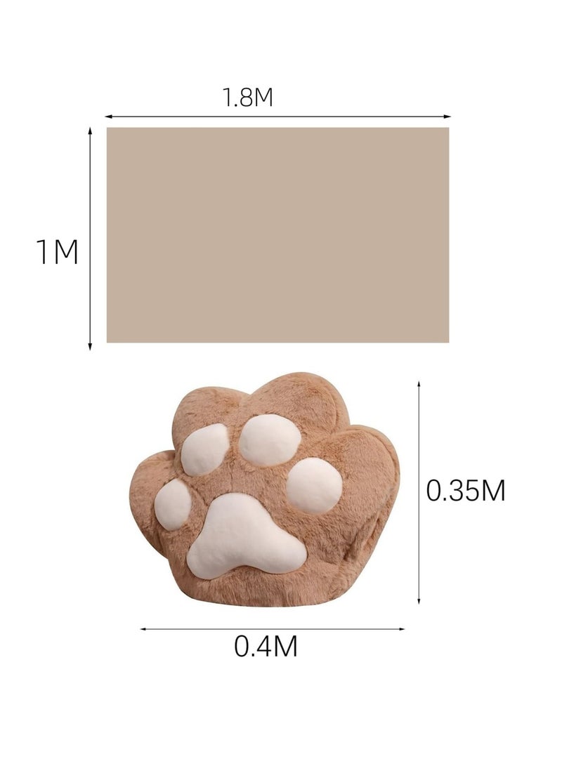 CityRiya-Long 3 in 1 Car Pillow Blanket for Travel, Foldable Plush Sofa Cushion & Soft Fluffy Throw Blanket with Zipper, Multi-Use Lounge Pillow for Car, Airplane, Home Decor (Cozy & Portable) - Image 2