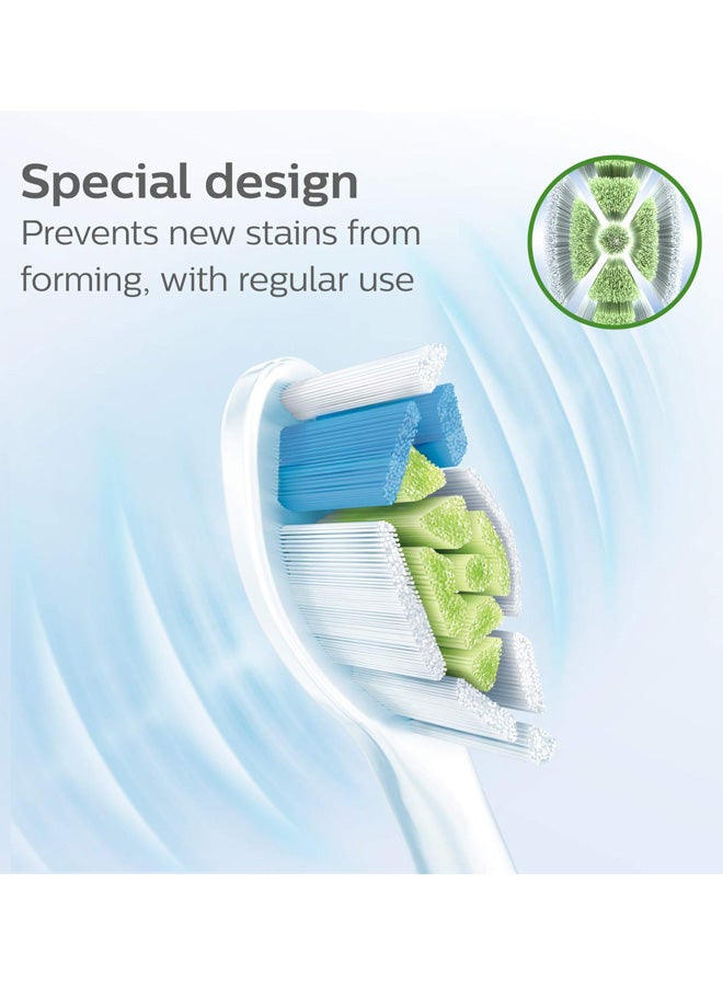 Philips 5-Piece Sonicare Diamond Clean Toothbrush Heads White/Green/Blue - Image 3