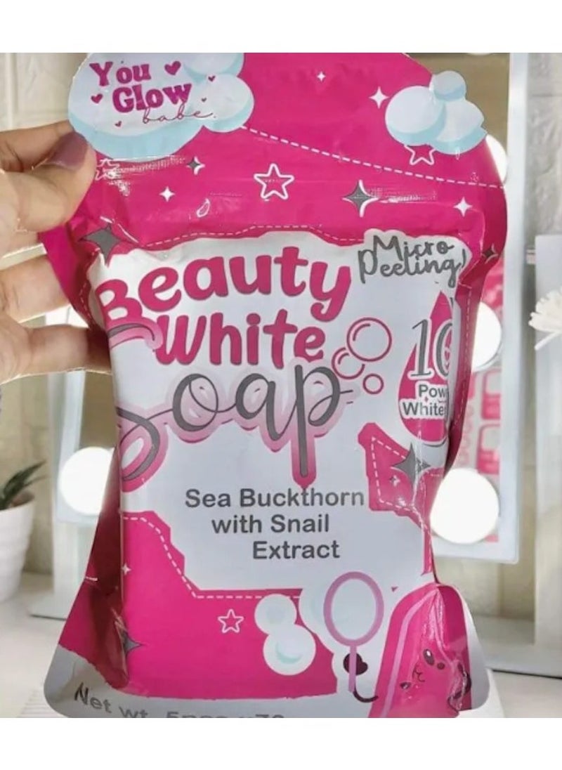 You Glow Babe Beauty white soap sea buckthorn with snail extract 5pcs x 70g  - Image 1