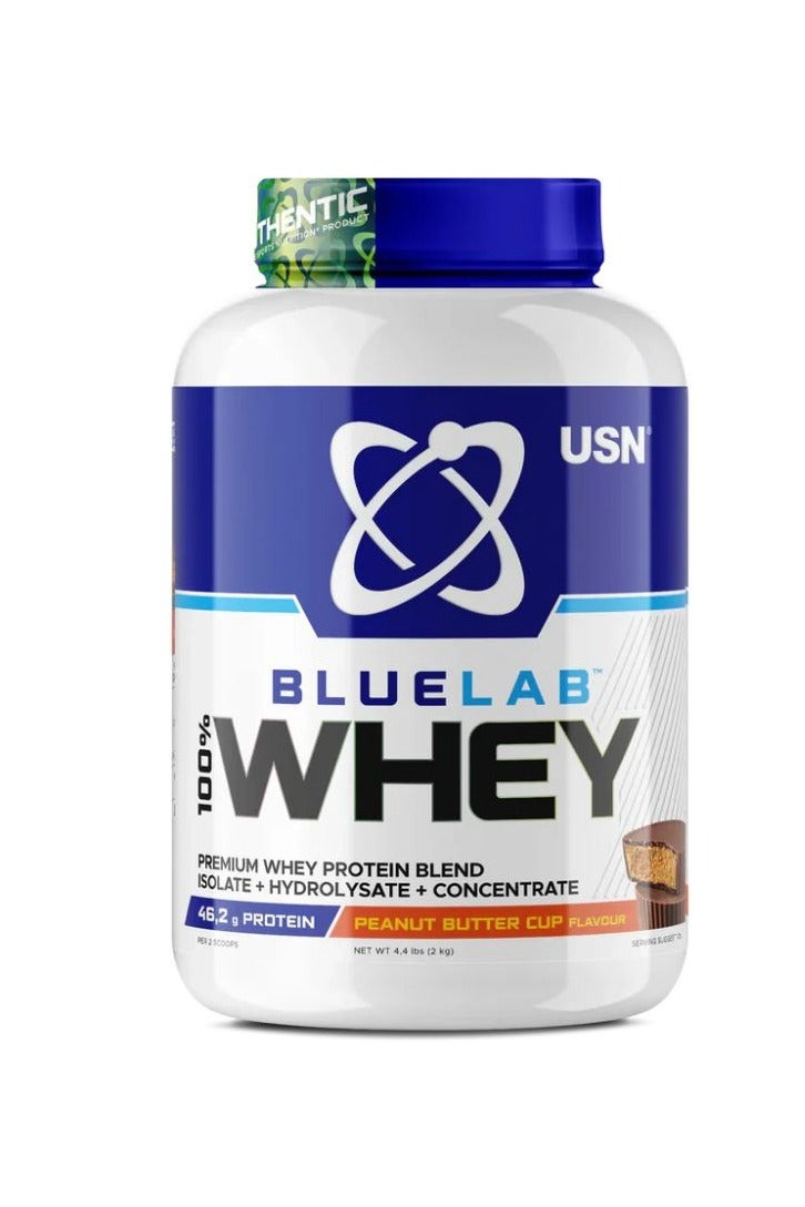 بروتين مصل اللبن 100% بنكهة زبدة الفول السوداني، 2 كجم