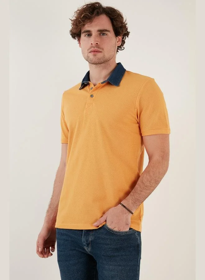 Buratti  Buratti 100% Cotton Buttoned Regular Fit Polo Collar T Shirt Men's POLO COLLAR T SHIRT 5902134 for Men | Best Price UAE