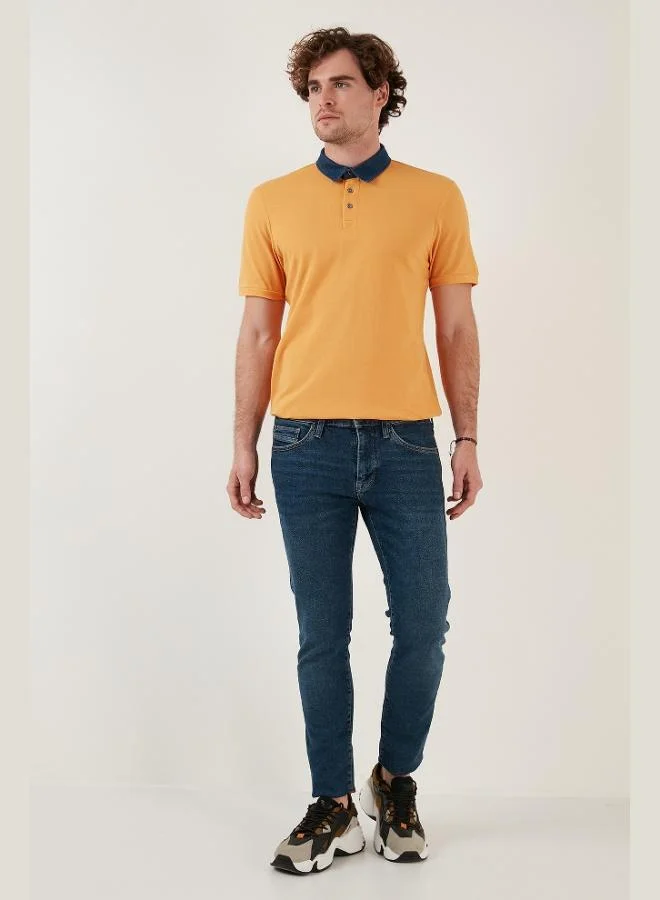 Buratti  Buratti 100% Cotton Buttoned Regular Fit Polo Collar T Shirt Men's POLO COLLAR T SHIRT 5902134 for Men | Best Price UAE