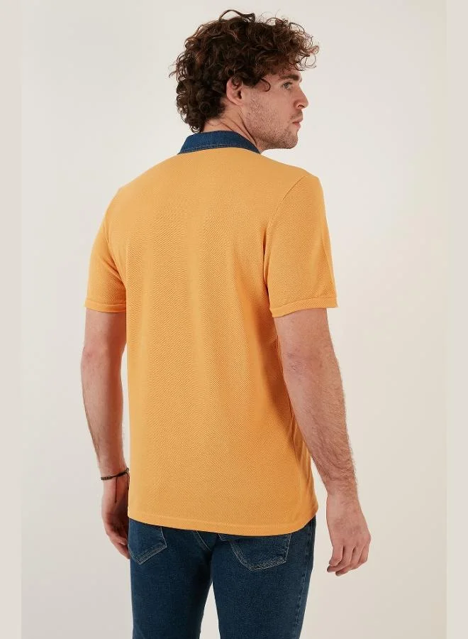 Buratti  Buratti 100% Cotton Buttoned Regular Fit Polo Collar T Shirt Men's POLO COLLAR T SHIRT 5902134 for Men | Best Price UAE