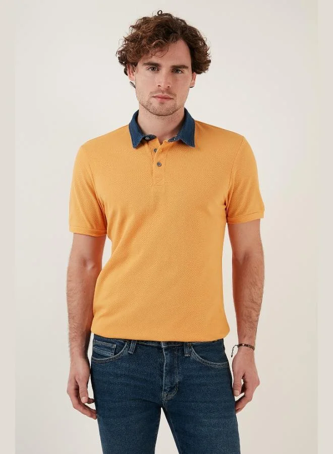 Buratti  Buratti 100% Cotton Buttoned Regular Fit Polo Collar T Shirt Men's POLO COLLAR T SHIRT 5902134 for Men | Best Price UAE