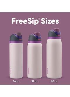 Owala FreeSip Insulated Stainless Steel Water Bottle With Straw For Sports Travel And School BPA Free Sports Water Bottle(Dark Green 32OZ)  - Image 4