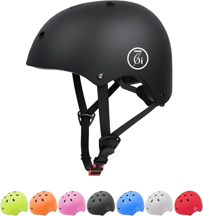 67i Bike Helmet Skateboard Helmet for Adult Cycling Bicycle Scooter Helmets for Men Women Adjustable Roller Skate Helmet for Multi-Sport Bicycle Scooter Inline Rollerblading Cycling Skateboarding - Image 1