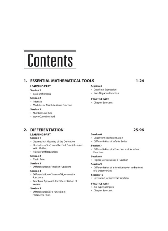 null - Skills in Mathematics - Differential Calculus for JEE Main and Advanced - Image 1