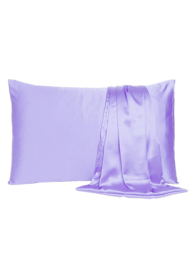 Oussum Satin Silk Pillowcase Pillow Case Covers with Envelop Closure for Hair and Skin Home Bedroom Decor Single Pcs Free scrunchi - Image 1