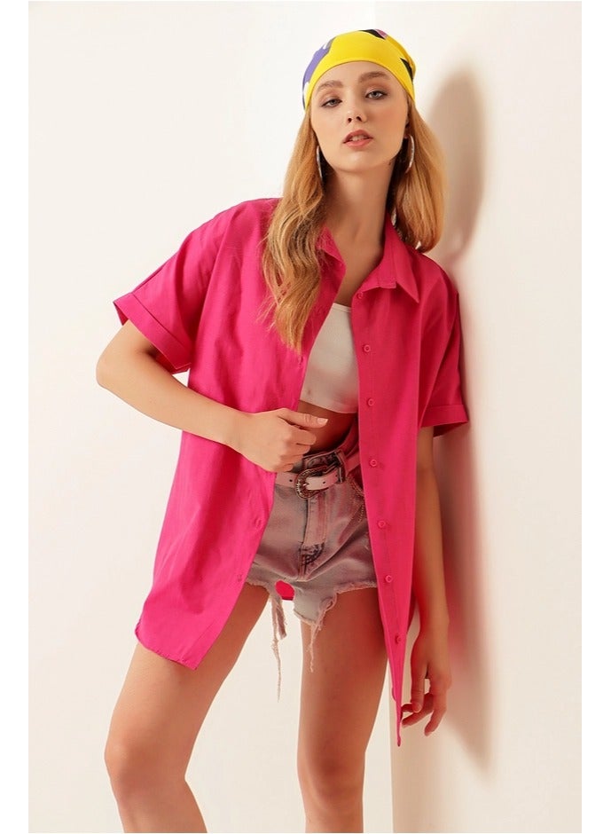 BIG DART Oversize Long Basic Shirt - Image 1