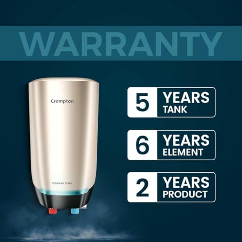 Crompton Solarium Blaze Instant 3 L Water Heater | Antiscale Technology Suitable for usage in areas with hard water upto 2000PPM | 3000 Watt heating element delivers hot water 33% Faster - Image 3