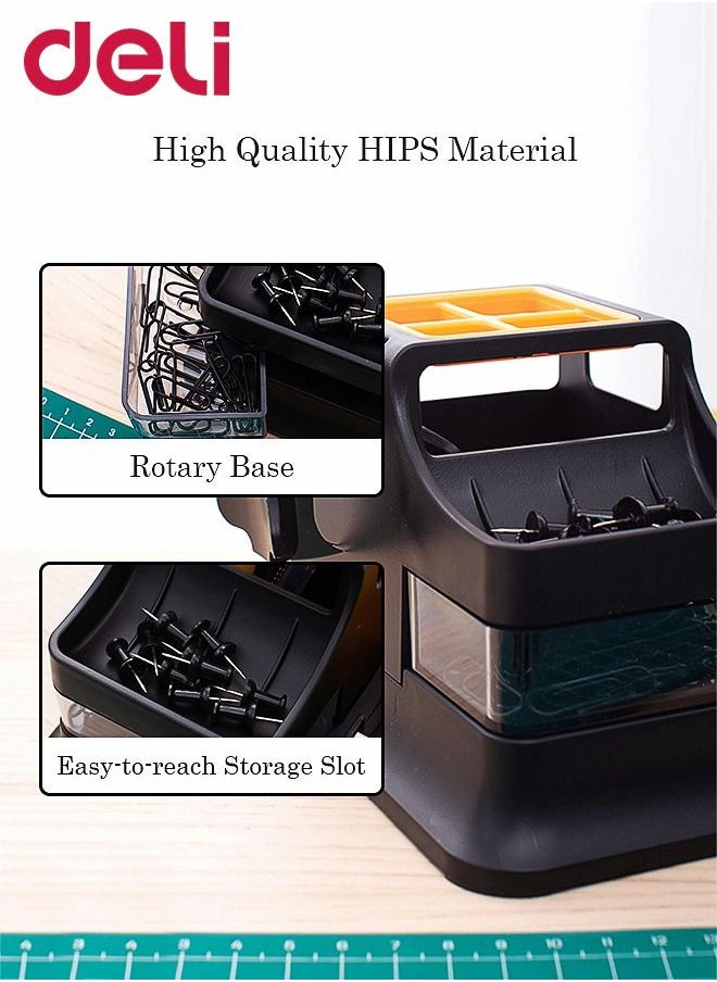 Deli 2 Pcs 6 Compartment Multi-Functional Desk Organizer Box  - Image 4