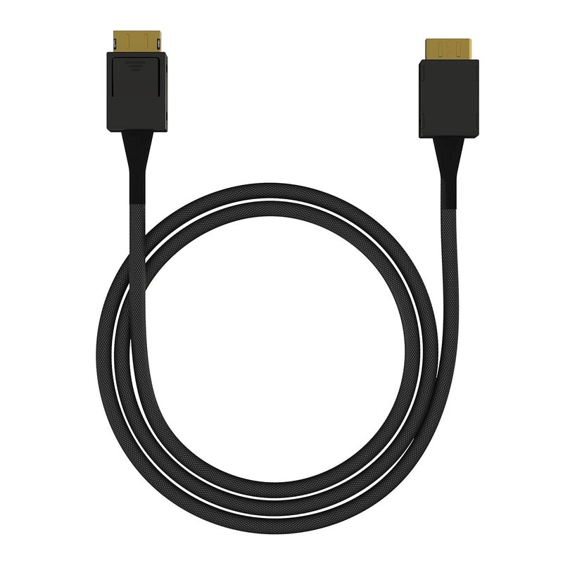 LINKUP - OCuLink PCIe Gen 4 SFF-8611 4i to OCuLink SFF-8611 SSD Data Active Cable w/Nylon Cable Jacket 100cm - Image 5