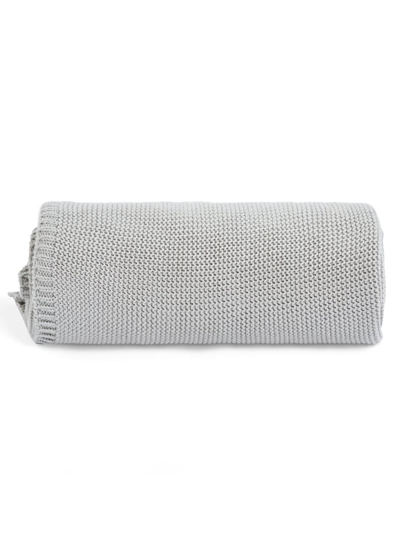 Snuz طقم سرير أطفال مكون من 3 قطع من قطن جيرسي ناعم - رمادي 90 × 1 × 45 سم  - Image 3