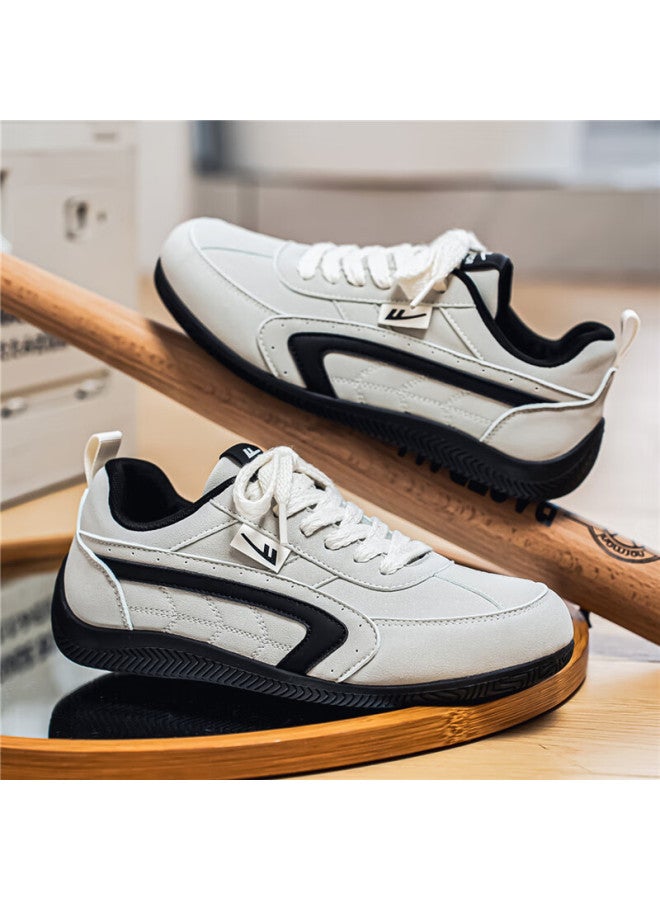 Pull Back Warrior Men's American Retro Military Training Shoes Casual Sports Sneakers Wxy-m885c Gray Black Size 43 - Image 2