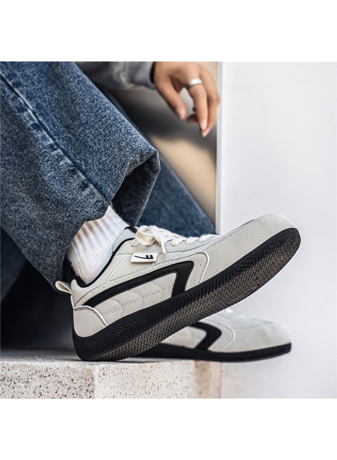 Pull Back Warrior Men's American Retro Military Training Shoes Casual Sports Sneakers Wxy-m885c Gray Black Size 43 - Image 5