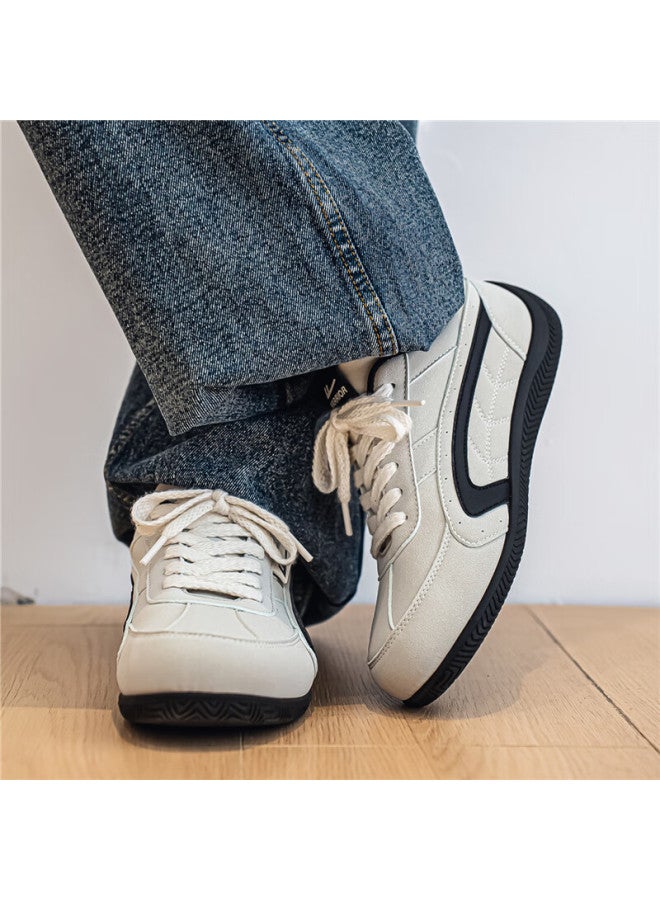 Pull Back Warrior Men's American Retro Military Training Shoes Casual Sports Sneakers Wxy-m885c Gray Black Size 43 - Image 3