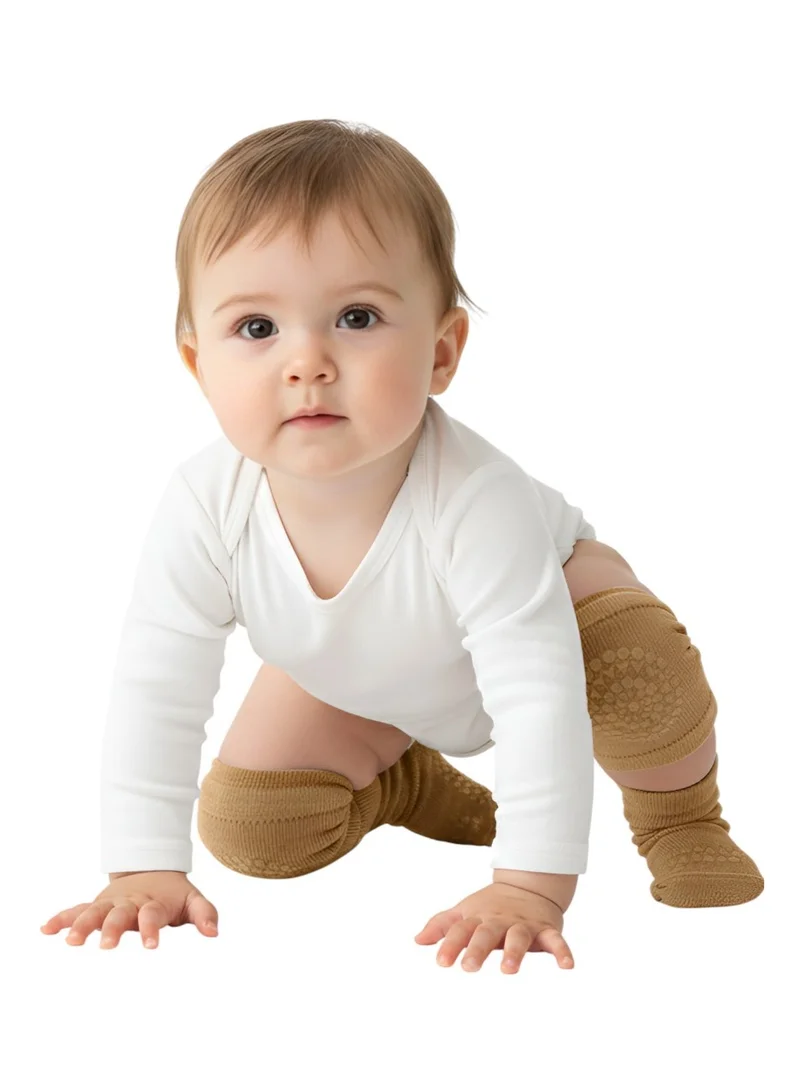 بامبيميسي مجموعة واقيات الركبة للأطفال قطعتين بني