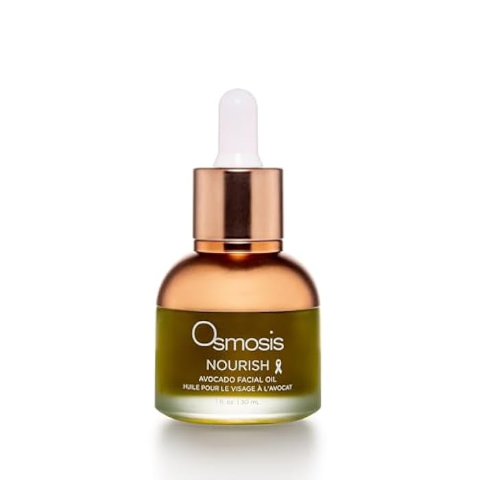 OSMOSIS NOURISH Organic Avocado Facial Oil, Cold Pressed, Aging, Pigmented, Sensitive, Dry, Irritated, Oily, Blemish-Prone Skin, 1 Fl Oz - Image 1