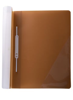 PRIMA 12-Piece Clear File Folder A4 Brown  - Image 3