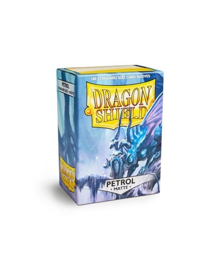dragon shield أكمام بطاقات دراجون شيلد، علامة دراجون شيلد، مات بترولي، 100 غلاف، حجم قياسي، بولي بروبيلين (PP)، للاستخدام الشخصي، سمك جودة 120 ميكرون - Image 1