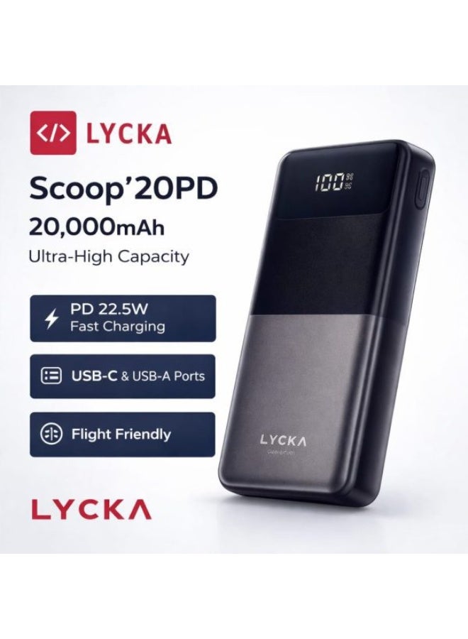 Lycka Scoop 20PD 20000mAh Power Bank 22.5W Fast Charging - Image 3