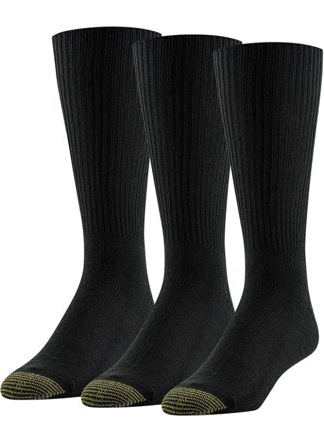 GOLDTOE Men's Fluffies Casual Crew Socks - Image 2