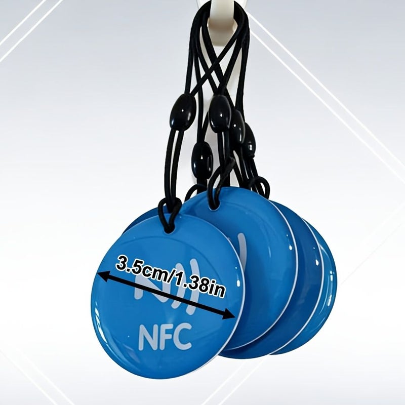 8 قطع من علامات NTAG213 NFC RFID 13.56 ميجاهرتز من بطاقات الإيبوكسي للتحكم في الوصول إلى المنزل الذكي - Image 1