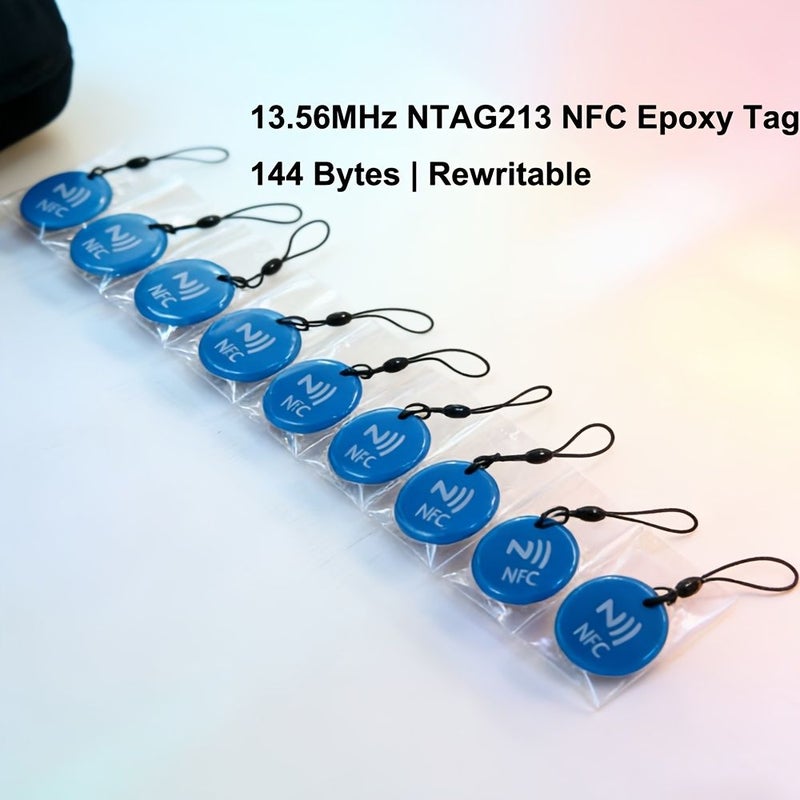 8 قطع من علامات NTAG213 NFC RFID 13.56 ميجاهرتز من بطاقات الإيبوكسي للتحكم في الوصول إلى المنزل الذكي - Image 4