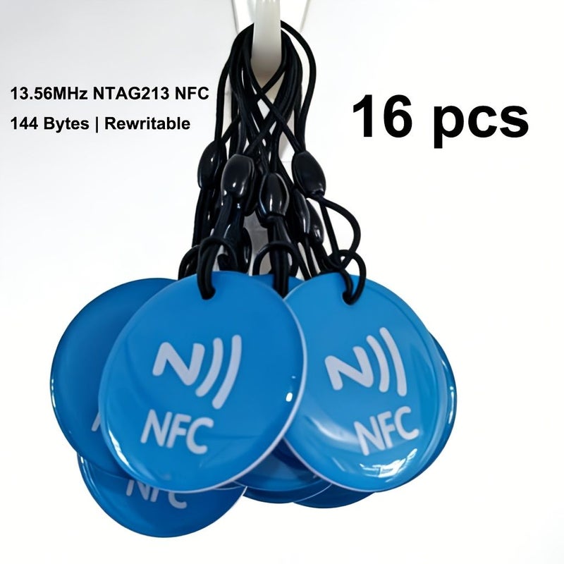 8 قطع من علامات NTAG213 NFC RFID 13.56 ميجاهرتز من بطاقات الإيبوكسي للتحكم في الوصول إلى المنزل الذكي - Image 3