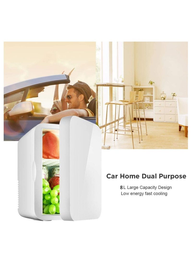 Cool Baby COOLBABY 8L Mini Refrigerator Small Car Home Fridge Portable Dual-Use Travel Freezer Ultra Quiet Low Noise Cooler Warmer  - Image 4