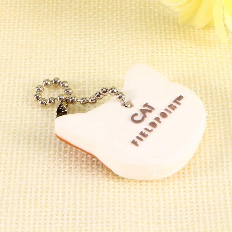 Hztyyier 2Pcs Cartoon Key Caps Funky Cat Key Covers Cute Animal Identifier Caps Tags Key Covers - Image 4