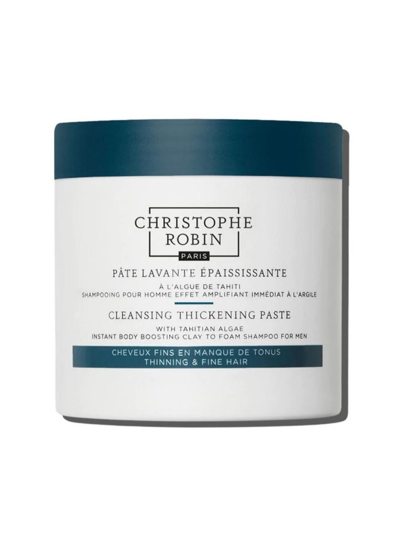 Christophe Robin معجون التنظيف والتكثيف من كريستوف روبن مع الطحالب التاهيتية 250 مل