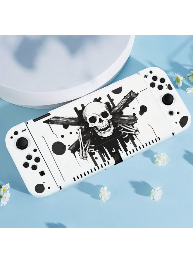 Nintendo Switch Protective Case Halloween Skull Nsoled Split Silicone Soft Handle Swich Hard Case 